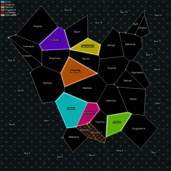 Scrambled Nations : Party Economy Sparse au tour 1