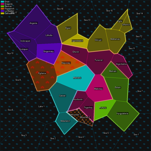 Scrambled Nations : Party Economy Sparse au tour 6